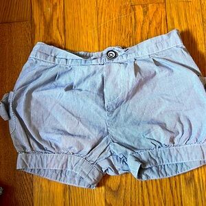 Striped bubble shorts